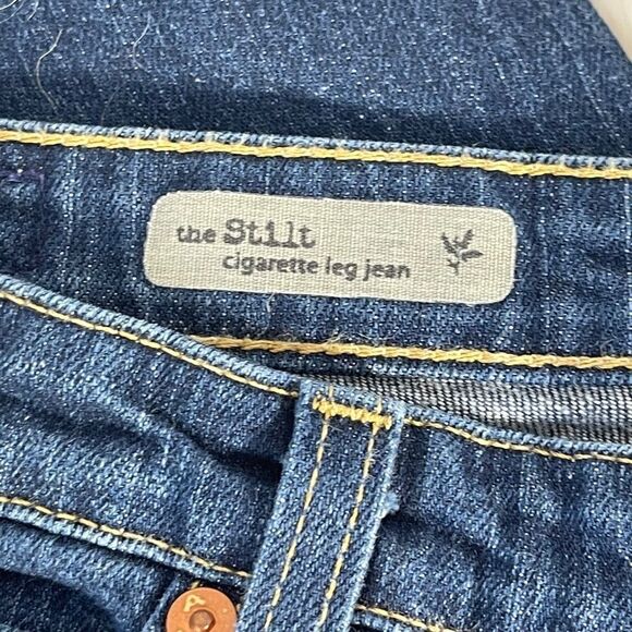 AG Adriano Goldschmied The Stilt Cigarette Leg Jeans Sz 28R - Picture 5 of 14